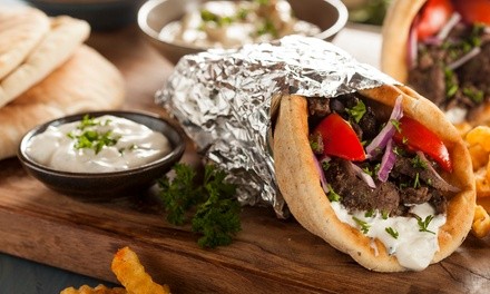 Food and Drink at Aladdin Mediterranean Grill (Up to 30% Off). Two Options Avaliable.