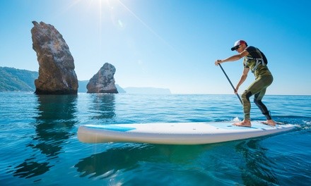 Full-Day Surfboard or SUP Rental for One at Clint Carroll Surf School (Up to 53% Off)