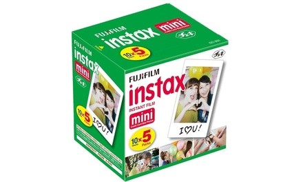 Fujifilm Instax Mini Instant Film (10 Sheets; 5-Pack)