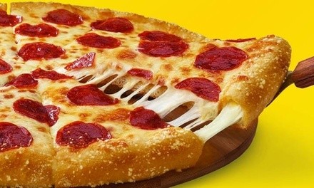 1 Large or 2 Medium Pizzas with 3 Cheeser Breads for Carryout or Dine-In at Hungry Howie's (Up to 48% Off)