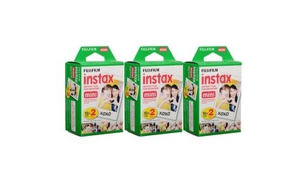 Fujifilm Instax Mini Film Value Pack (3 Twin Packs; 60 Pictures Total)