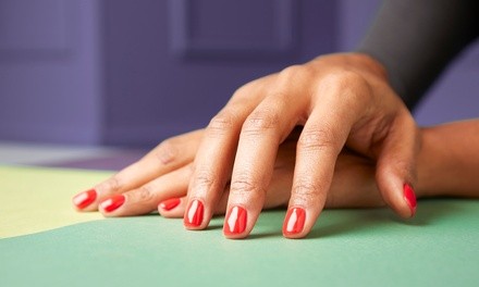 One Gel, Shellac, or Dipping Powder Manicure at The Dainty Nail Room (Up to 37% Off). 4 Options Available.