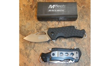 black sliver Spring Assisted bottle opener Folding Pocket Knife Blade NEW!