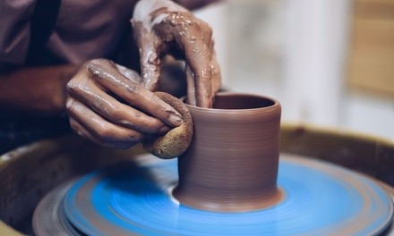 $55 for Two-Hour Pottery Wheel Class for One at Mercado Art Studio ($65 Value)