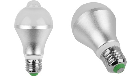 5W or 9W Motion Sensor PIR LED Light Bulb (1- or 2-Pack)