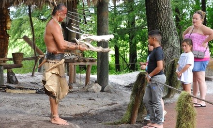 Two Admission Tickets to an authentic Native American Experience (Up to 13% Off). Three Options Available.