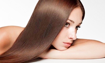 Up to 58% Off on Salon - Brazilian Straightening Treatment (Application) at Patricia's Hair Hutt