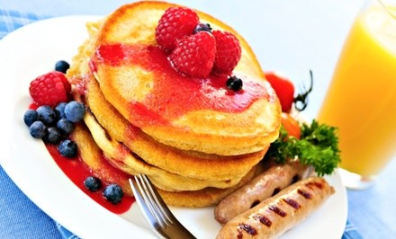 Breakfast Food at I Heart Pancakes (Up to 30% Off). Three Options Available.