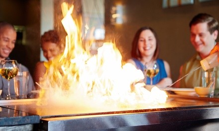 Hibachi Dinner for Two or Four at A-Aki Sushi & Steakhouse (Up to 31% Off)