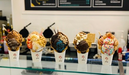 Two Bubble Waffles or Large Ice Creams at Joury Ice Cream & Cafe (Up to 25% Off)