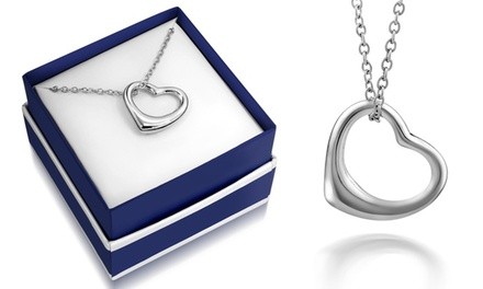 Fine Classic Heart Necklace In a Box By Paolo Fortelini