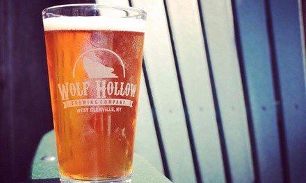 Beer Tasting Package for Two at Wolf Hollow Brewery (Up to 34% Off)