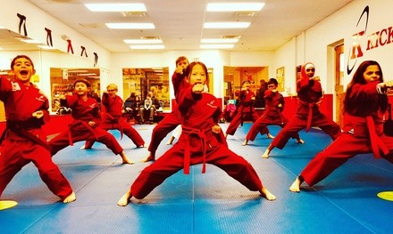 $29.99 for Two Weeks of Children's Martial Arts Classes with Uniform Included at Kicks Karate ($130 Value)