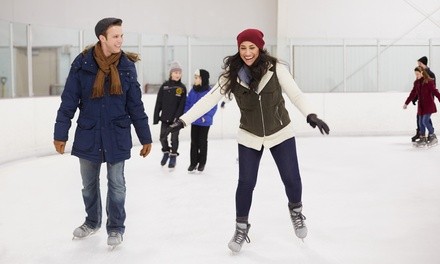 Admission and Skate Rental for Two or Four at Haymarket IcePlex (Up to 37% Off)