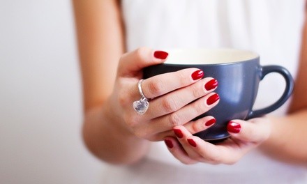 Set of No-Chip Manicure or Mani-Pedi at Three Sisters Beauty Salon (Up to 40% Off)