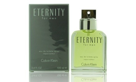 Eternity By Calvin Klein 3.4 Oz Eau De Toilette Spray New In Box For Men