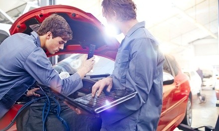 Transmission and Coolant Flush or Full Car Tune-Up at AM Lube and Auto Care (Up to 66% Off)