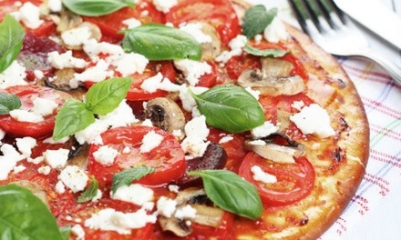 Food and Drink at Jenk's Pizza (Up to 40% Off). Two Options Available.