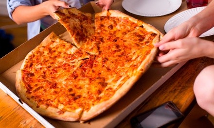 Pizza for Carryout or Dine-In at Master's Pizza, Pasta & Grill (Up to 20% Off). Two Options Available.