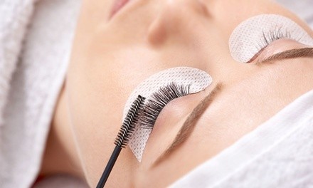 Set of Mink Eyelash Extensions with 30, 45, 60, or 65 Lashes per Eye at Perfect Beauty Center (Up to 52% Off)