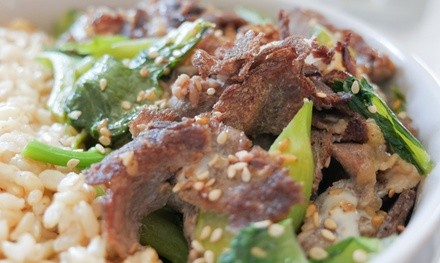 Box Choy, Sides, and Drinks for Takeout and Dine-In at Box Choy (Up to 30% Off). Two Options Available.