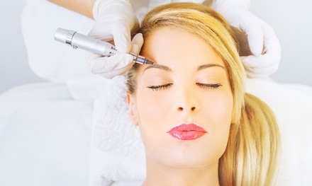 Permanent Makeup for Brows or Permanent Eyeliner at Skinetics1 Laser Skin Care (Up to 54% Off)