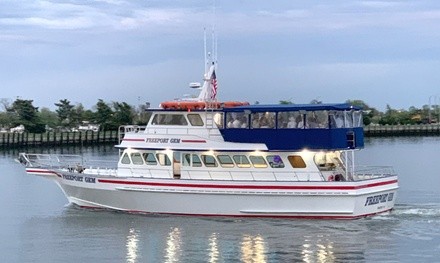 $1,100 for Two-Hour Boat Rental for Cruise of Up to 100 or 120 Guests at Freeport Charter Boats ($1,700 Value)