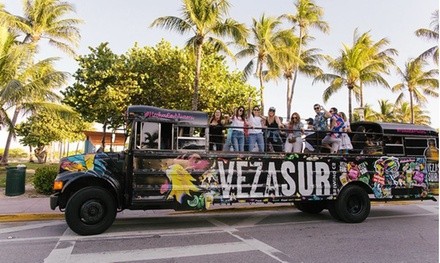 $785 for Two-Hour BYOB Open Air Party Bus Rental for Up to 30 at Rumba Tours ($1,050 Value)