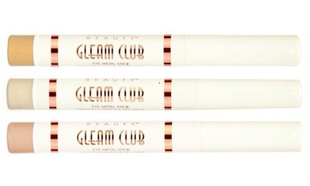 3 PACK! Kardashian Gleam Club Eye metal Stick eyeshadow (Smolder/Emboss/Reflect)