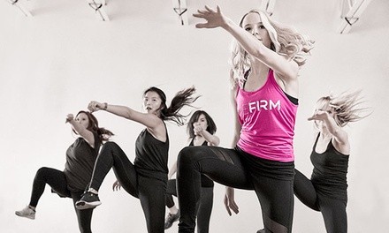 Five Classes, or One Month of Cardio Hip-Hop Classes at The FIRM (Up to 59% Off)