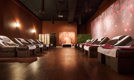 Foot Reflexology with Body Massage and Spa Effervescent Foot Bath at Foot Smile Spa - Chicago (Up to 51% Off)