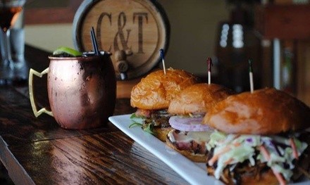 Food and Drink or Lunch for Two for Takeout and Dine-In if Available at Cask & Trotter (Up to 30% Off)