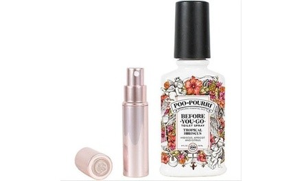 Poo Pourri Tropical Hibiscus Glitzy Sprtiz Gift Set