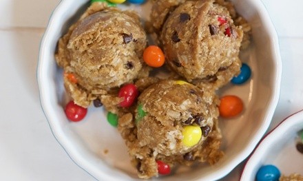 Cookie Dough Bowls with Two Scoops, Toppings, and More at Scooped Cookie Dough Bar (Up to 46% Off)