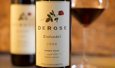 Wine Tasting at DeRose Winery (Up to 55% Off)