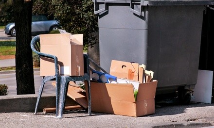 Junk Removal Service from Phil's Yard Clean-Up (Up to 18% Off). Four Options Available.