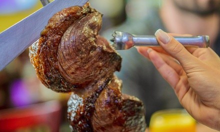 Brazilian experience Rodizio for Two or Four People with Drink and Dessert at The Taste of Brazil(Up to 40% Off)