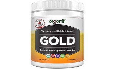 Organifi Turmeric and Reishi Infused Golden Milk Superfood Powder