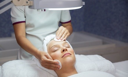 One Basic Facial with Optional LED Light Therapy at Sparrsh Massage Sauna Spa (Up to 60% Off)