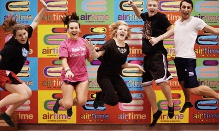 One-Hour Trampoline Session for Two or VIP Birthday Party at Airtime Trampoline (Up to 56% Off)