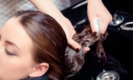 Shampoo and Style with an Optional Haircut at Essentials Salon and Spa (Up to 46% Off)