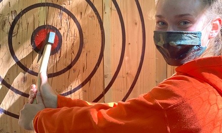 Outdoor Axe-Throwing for 5 or 10 People at The Adventure Park at Nashville (Up to 35% Off)