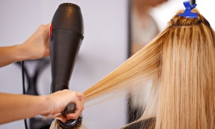 Women's Haircut and Blowout or Style at Blue Cactus Salon (Up to 52% Off)