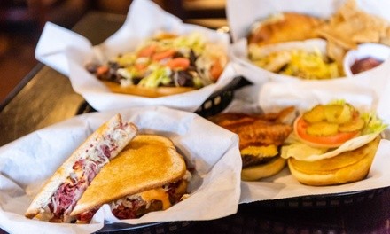 $3.50 for $5 Toward Food and Drink at Steele Trap Tavern, Takeout and Dine-In (When Available)