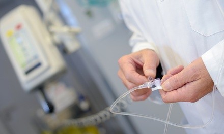 One Myers Drip or Immune Support Drip IV Therapy Session at Doctors Clinic Houston (Up to 38% Off)