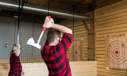 Axe-Throwing Session for Four, Six, or Eight People at FlannelJax's St Paul (Up to 33% Off)