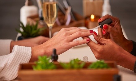 One Classic Spa Manicure or Pedicure with Optional Reflexology at Spa Li Cia (Up to 57% Off)