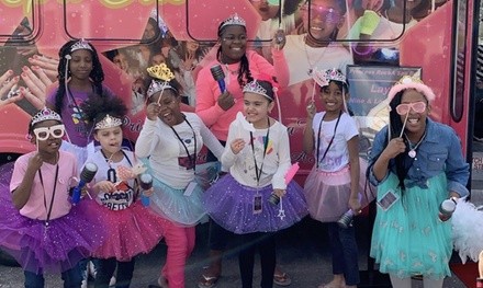Emoji, Hula, or Barbie Party from Princess Rock-A-Spa Bus (Up to 50% Off)