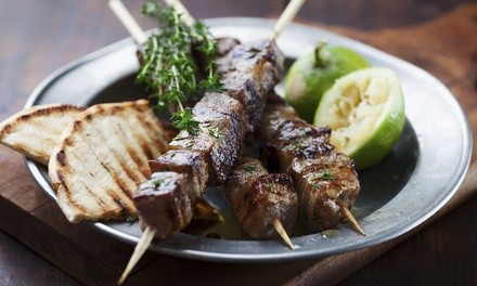 Greek Food for Two or Four at Taverna Plaka (Up to 40% Off)