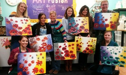 Paint Night for One, Two, or Four at Art Fusion (Up to 58% Off)